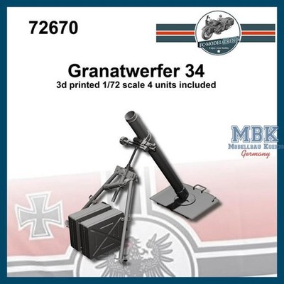 FC MODEL TREND FCMT72670 Granatwerfer 34 (1:72)