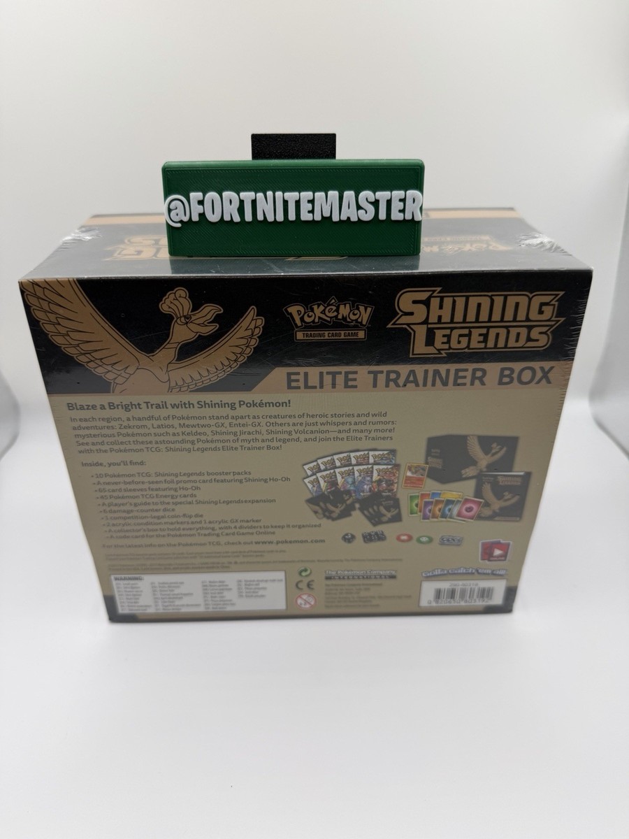 Pokemon TCG: Shining Legends Elite Trainer Box Factory Sealed ETB - Sun &  Moon | eBay