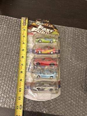 2002 The Fast and Furious 5 Pack Diecast Cars 1:64 Racing