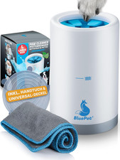 Bluepet Pfotenreiniger Hund Mit Mikrofaser-Handtuch Größe L