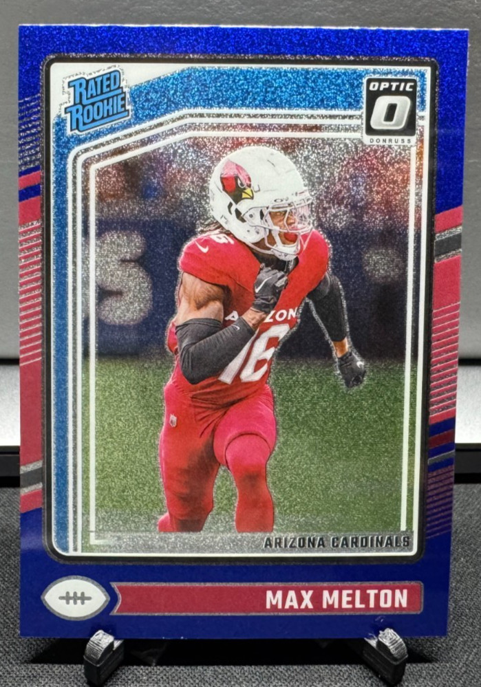 Max Melton Panini Donruss Optic #277 Blue Glitter