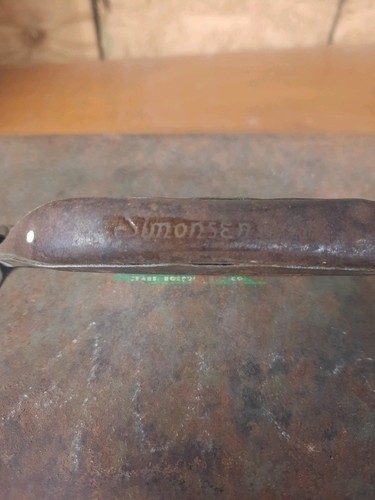 Vintage Simonsen Metall Tackle Angelbox Chicago 2 Fächer 3 Riegel mit Inhalt - Bild 3 von 15