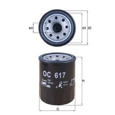 Ölfilter für Honda Accord 2 3 CA 4 CB CB, 5 CD CE 6 CG CK CH 7 CL CM 8 | 53135