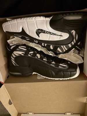 Nike Air Max Penny 1 Tiger Stripes Black White Grey Leather FD0783-010