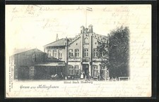Kellinghusen, Ansichtskarte, Hotel Stadt Hamburg 1900 