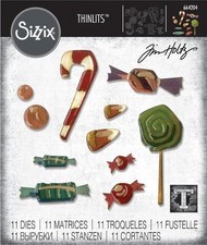 Sizzix Thinlits Die Set 664204 Sweet Treats by Tim Holtz