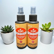 Lot Of 2 KIWI BOOT PROTECTOR Suede Nylon Uppers Spray 4 Fl Oz Travel