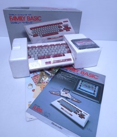Nintendo Family BASIC Keyboard HVC-007 Famicom with Box Untested