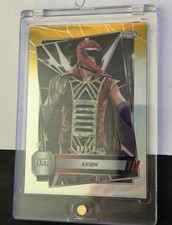 Topps Chrome 2025 WWE Axiom Black and Gold Refractor /13 #78