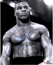 Mike Tyson Signed Vintage Boxing Reprint - Iron Mike - 11x14 Glossy Photo