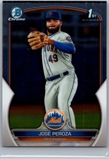 2023 Bowman #BCP-149 Jose Peroza Chrome Prospects New York Mets