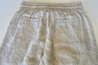 ATHLETA Retreat Linen Drawstring Wide Leg Pant XS Natural Undyed $95 851038 — photo 10