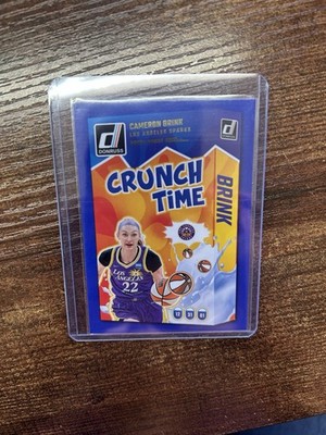 2025 Panini Donruss WNBA Blue Press Proof Crunch Time Cameron Brink #17