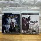 Batman Arkham City & Arkham Asylum Bundle (Playstation 3 PS3) CIB Tested Works