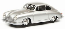 Schuco 450879800 1:43 Silver Porsche 356 Gmund Coupe