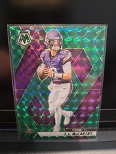 2025 Panini Mosaic - J.J. McCarthy #195 Green Mosaic Prizm