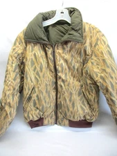VTG Remington Duck hunting Tule Camo Reversible Jacket Coat  Sz Small