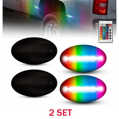 8C3Z15442B LED Side Marker Lights 8X Rear For 1999-10 Ford F450 Super Duty Truck