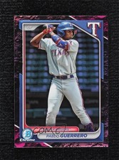2024 Bowman Draft Chrome Fuchsia Lunar Refractor 102/199 Pablo Guerrero 0lj0