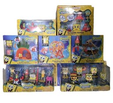 7 X SpongeBob SquarePants Various Action Figure & Playset Bundle Legend Toys New
