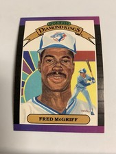 1989 Donruss Diamond Kings Fred McGriff Toronto Blue Jays 