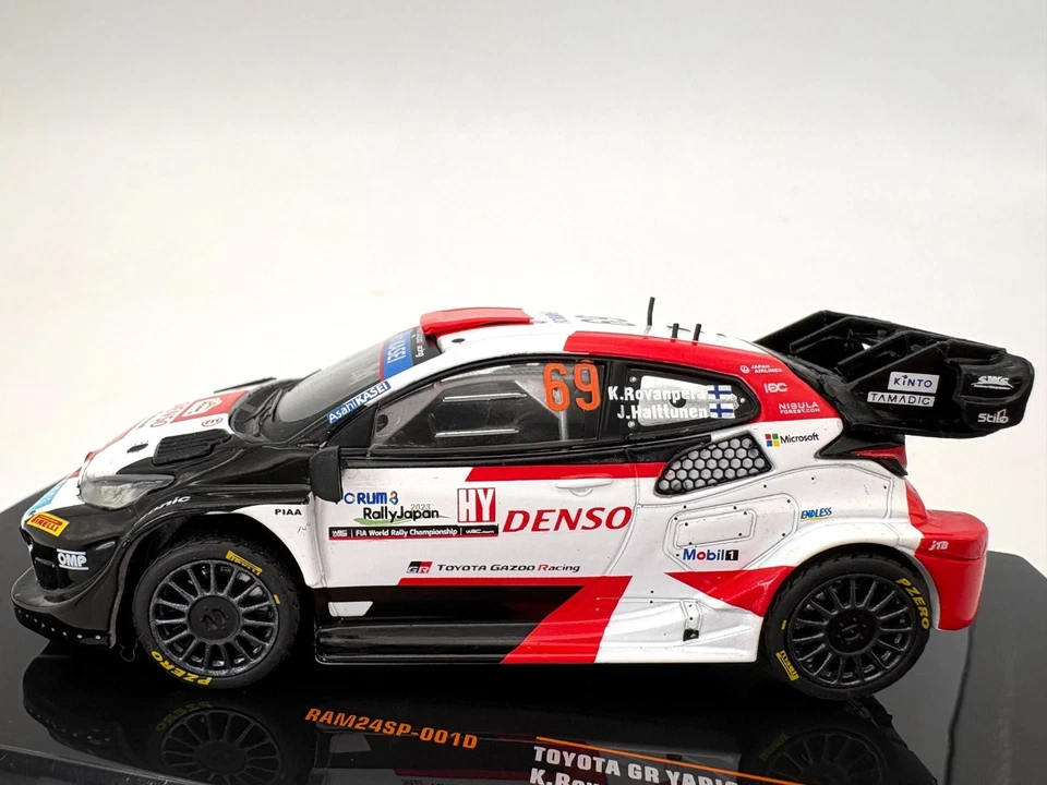 IXO Toyota GR Yaris Rally1 #69 K. Rovanperä 3er Lugar 2023 Rally Modelo Japón Foto 3 de 4