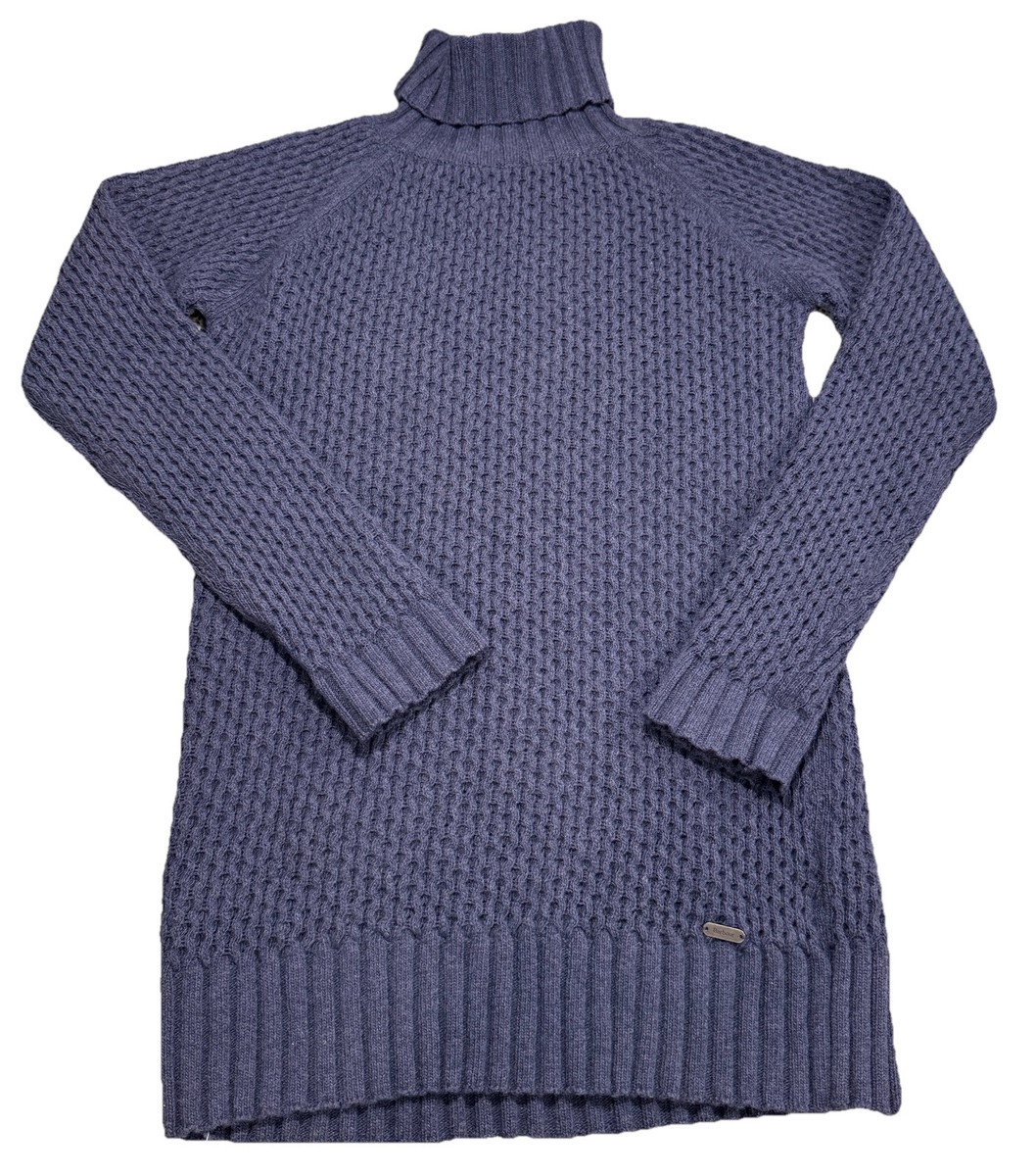 Barbour 100% Wool Knit Dress Size 10 Blue Made In Turkey | eBay