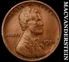1921 Lincoln Wheat Cent- Scarce Better Date No Reserve #J6404