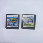 Lot of 2 Nintendo DS Games Super Mario Bros, Yoshi Touch Go