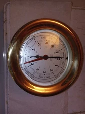 * WEEMS PLATH BRASS TIDE TIME CLOCK