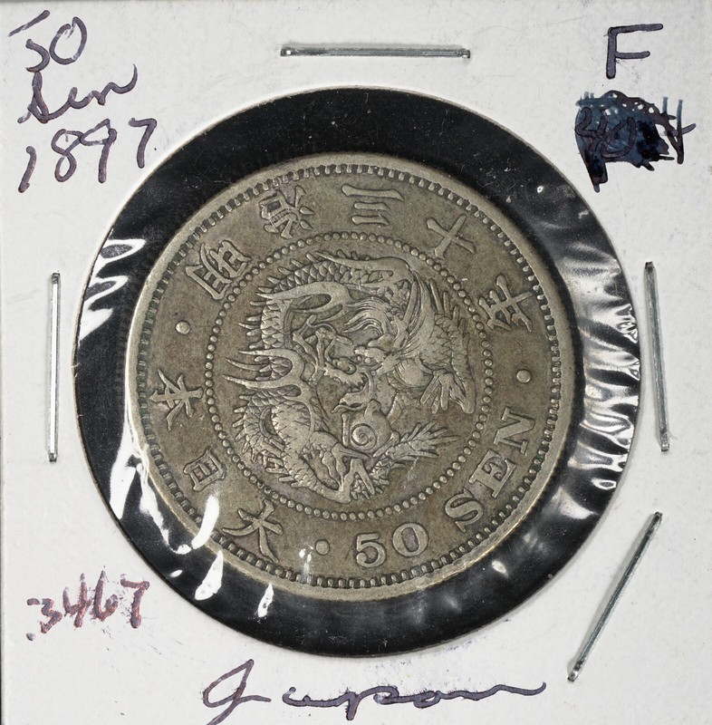 Japan 1897 Yr 30 50Sen Nice toning