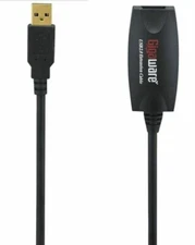 Gigaware 26-1523 16 Ft Active Extension Cable 2.0 USB  PC or MAC NEW