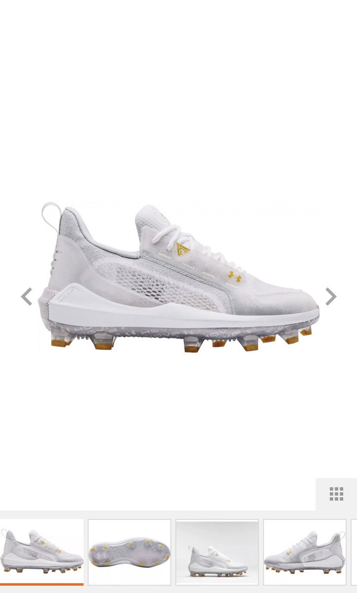 HARPER 6 ホワイト スパイクシューズ Size 8 - Under Armour Harper 6 Elite TPU White Halo Grey for