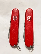 Lot of 2 Victorinox Swiss Army knives - Super Tinker - Tinker .