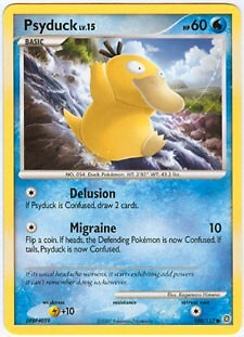 Pokemon Secret Wonders Common Card - Psyduck 100/132