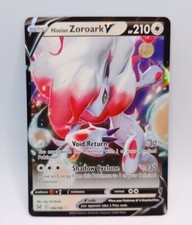 Carta Pokemon Hisuian Zoroark V 146/196 Holo Ultra Rara Origine Perduta NM Fresh Pull