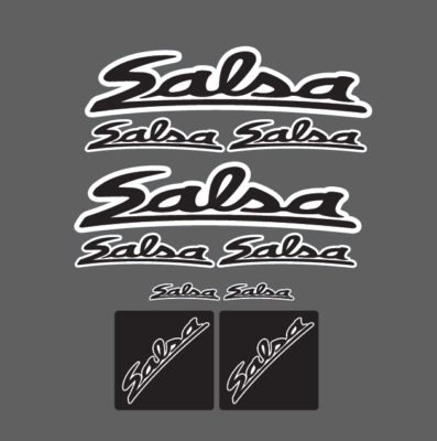 Salsa Vinyl Custom Decals Stickers Bike Frame Kit Replacement