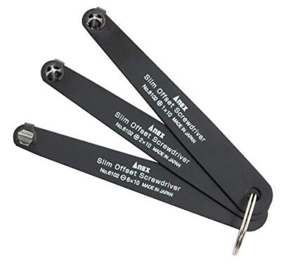 Annex ANEX Slim Offset Driver 3 Set No.6102-T Made in Japan Import Free shipping