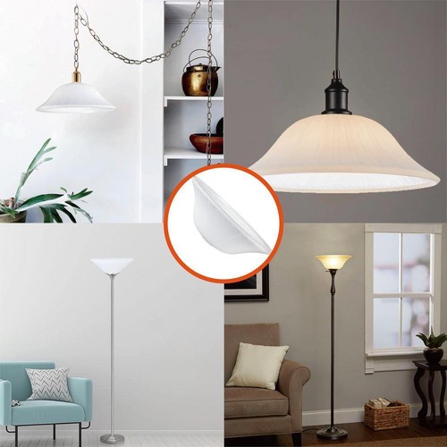 Aspen Creative Torchiere Replacement Glass Shade 15.62"x15.62"x4.5" in Amber - Picture 5 of 5