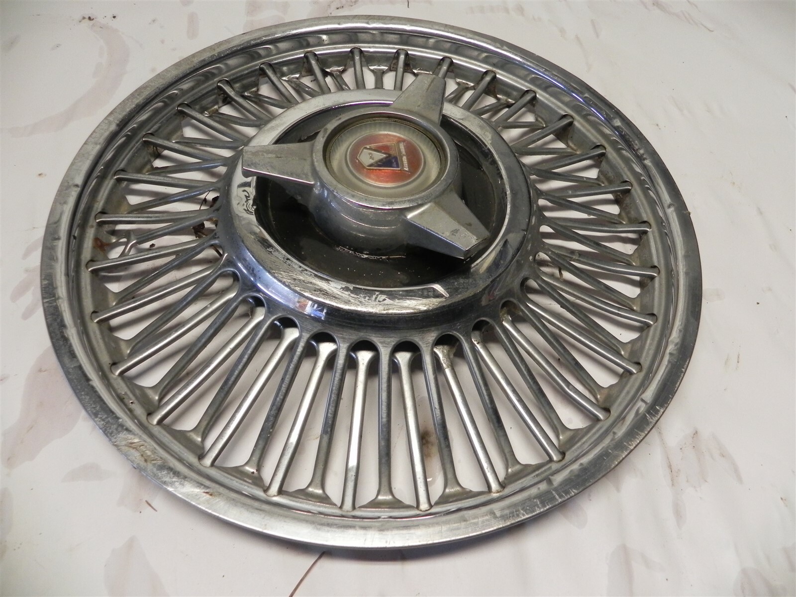 1963-64 FORD FALCON SPRINT VINTAGE OEM 13-INCH HUBCAP WHEEL COVER SPINNER STYLE