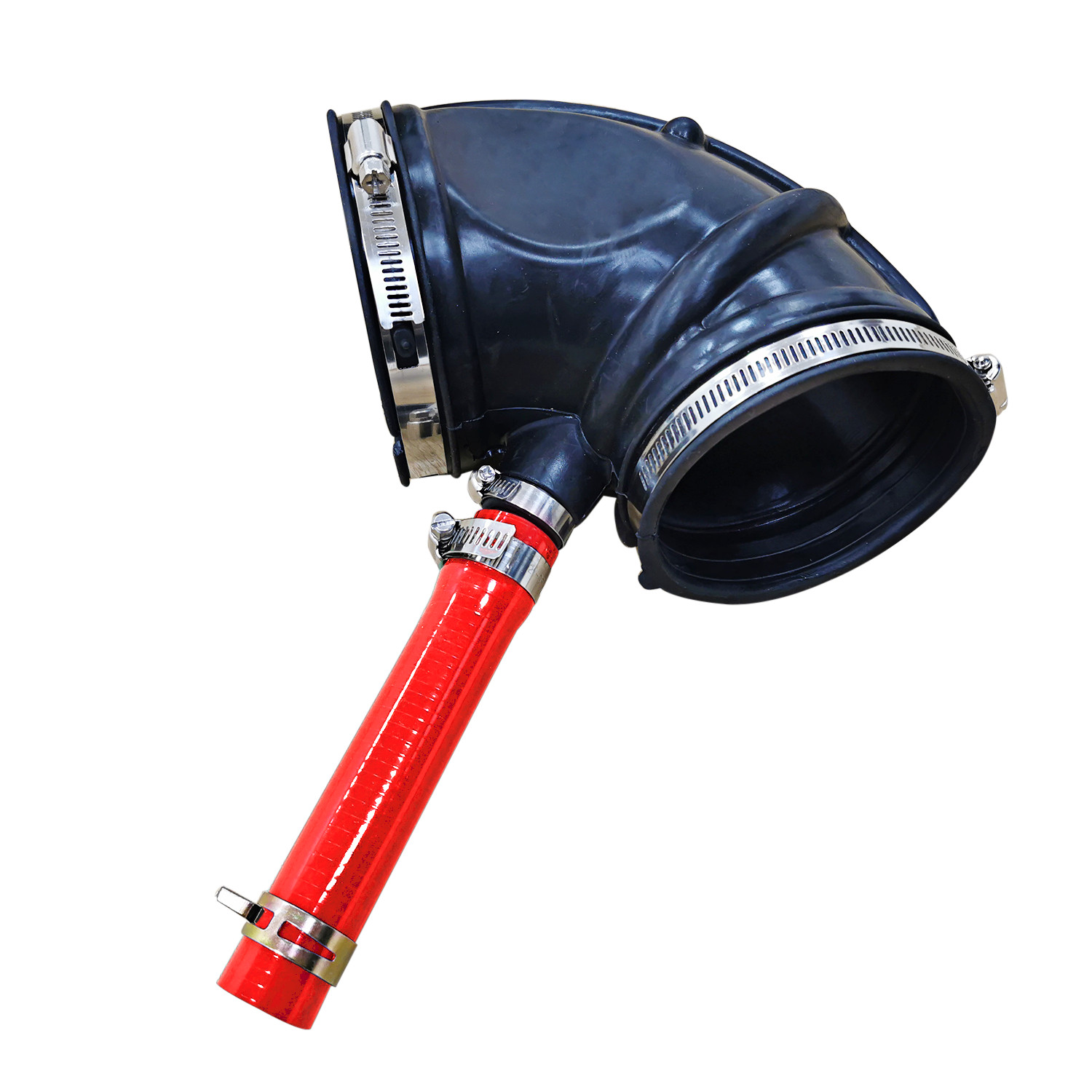 Red Intake Clean Air Duct Pipe For 2007-2018 08 Dodge Ram 2500 3500 6.7L Diesel thumbnail 11