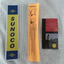 C-Thru Golf Putter Grip SUNOCO Clear Grip Inner Sticker - Yellow Blue- Corporate