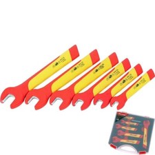6pc VDE Insulated Wide Jaw Metric Spanner Wrench Set 7mm - 14mm CT6007