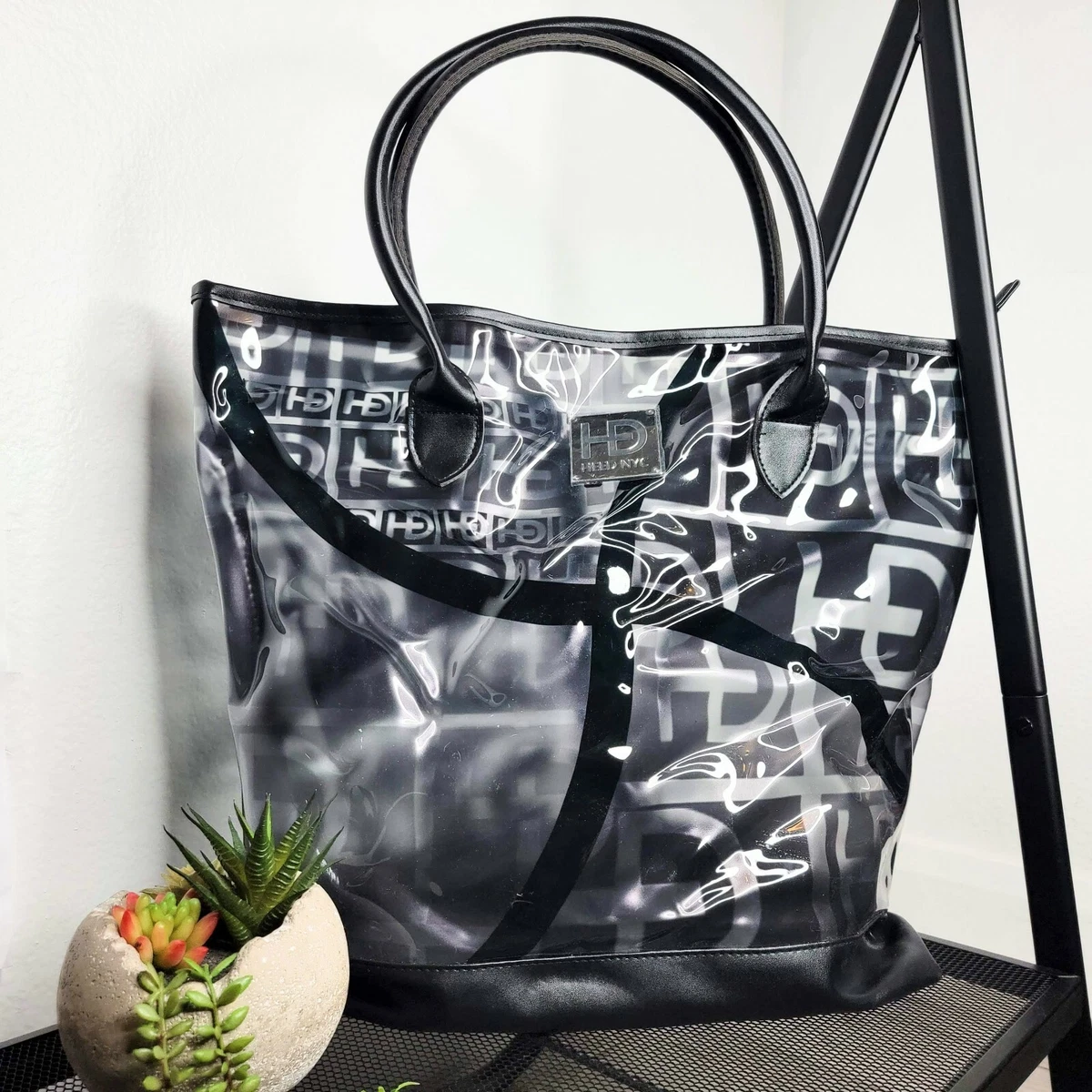 Monogrammed Clear Tote Bag