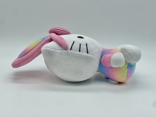 Ty Sanrio Hello Kitty Easter Beanie Babies Plush Pastel Rainbow Bunny Ears - Picture 5 of 8