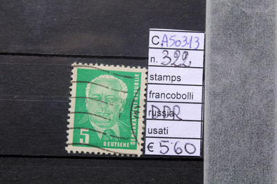 FRANCOBOLLI STAMPS GERMANIA GERMANY D.D.R. USATI USED N°322 (A50313)