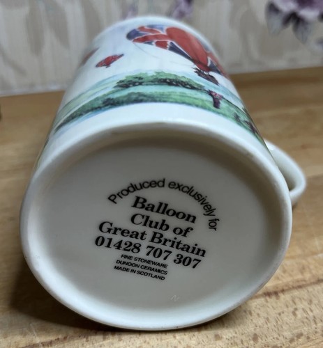 Dunoon Hot-Air Balloon Mug Tea Coffee Mug British School of Ballooning Scotland - Picture 5 of 6