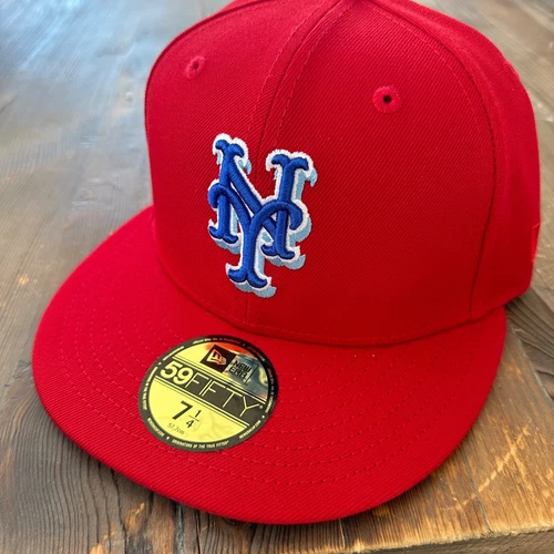 Hat Club Exclusive Icey Bottom New York Mets New Era 59Fifty Fitted MLB  7 1/4"