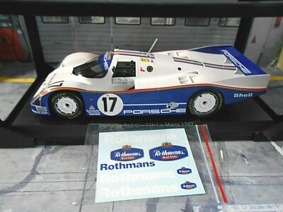 PORSCHE 962 C 962C Le Mans 1987 Winner #17 Stuck Bell Holbert Rothman Norev 1:18