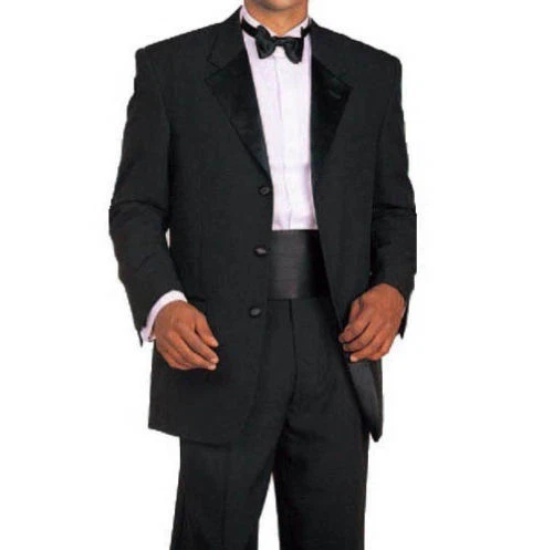 Cream and black tuxedo jacket cheap